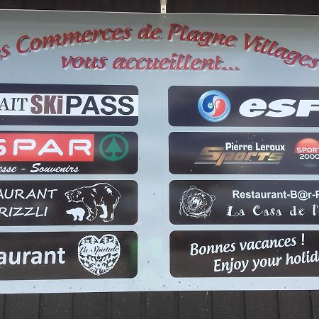 Ferienwohnung Au Bord des Pistes La Plagne Exterior foto
